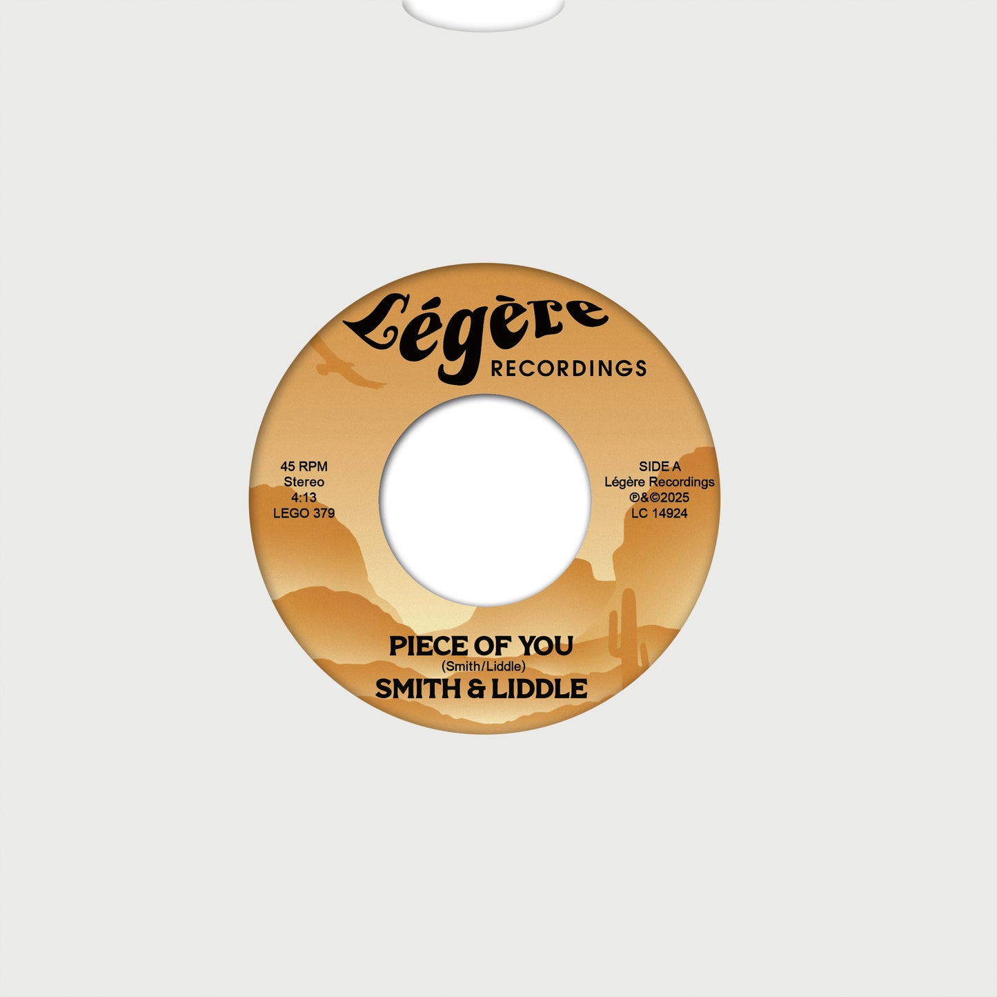 Smith & Liddle - Piece Of You - 7inch vinyl