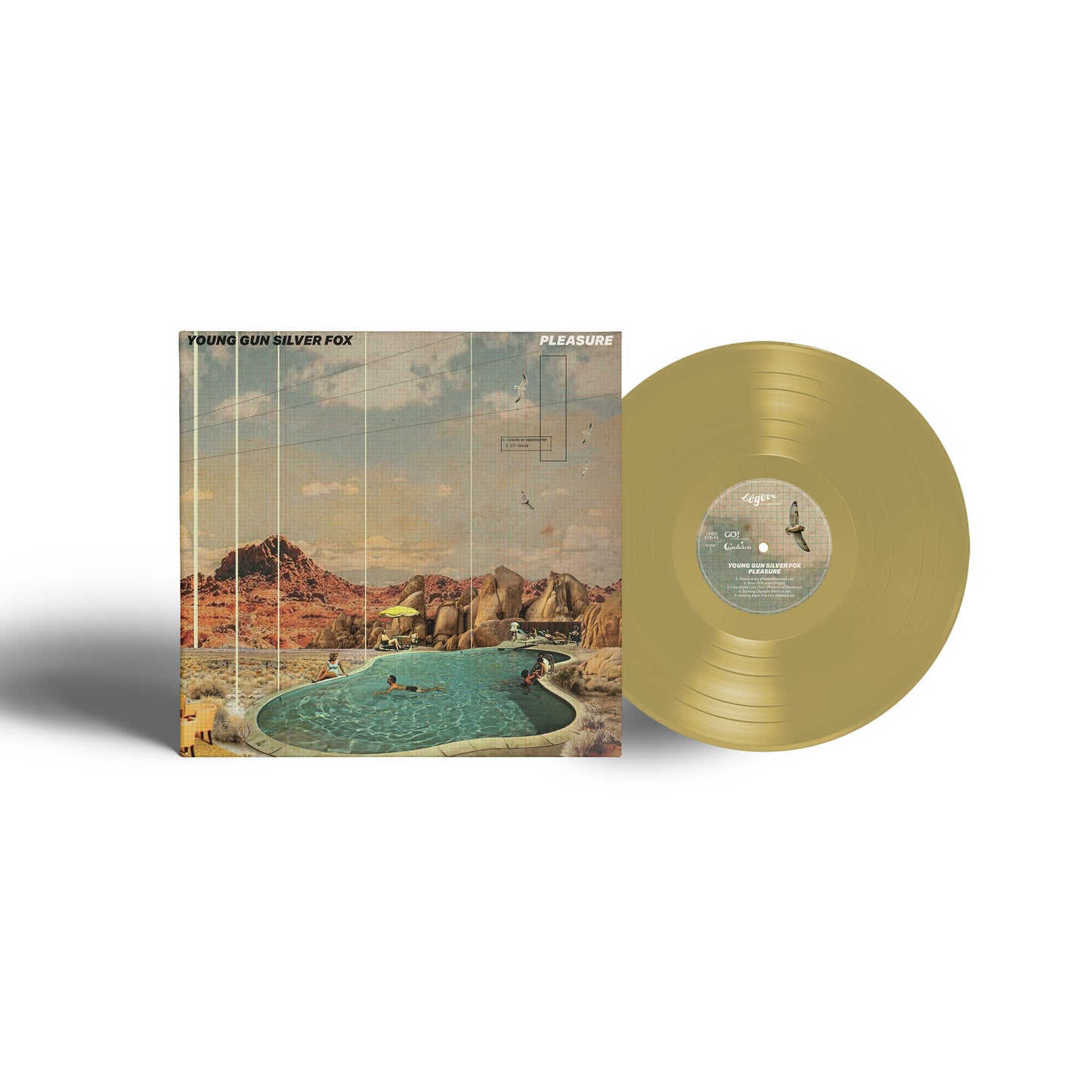 Young Gun Silver Fox - Pleasure - limited gold vinyl LP