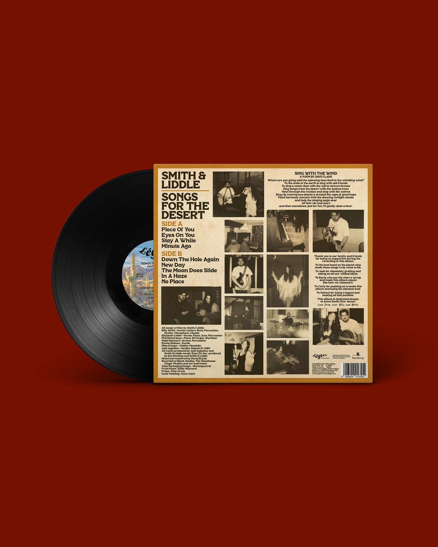 Smith & Liddle - Songs For The Desert - LP